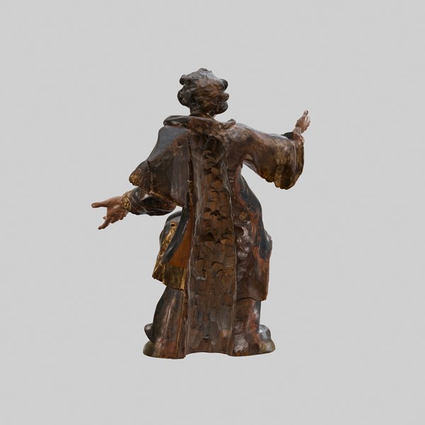 St. Stephen, kneeling